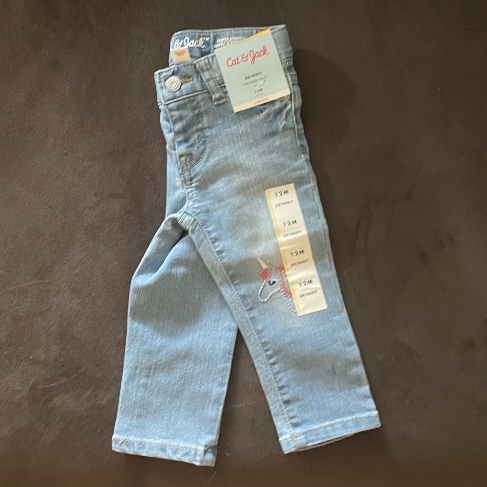12 M Girls Skinny Jeans
